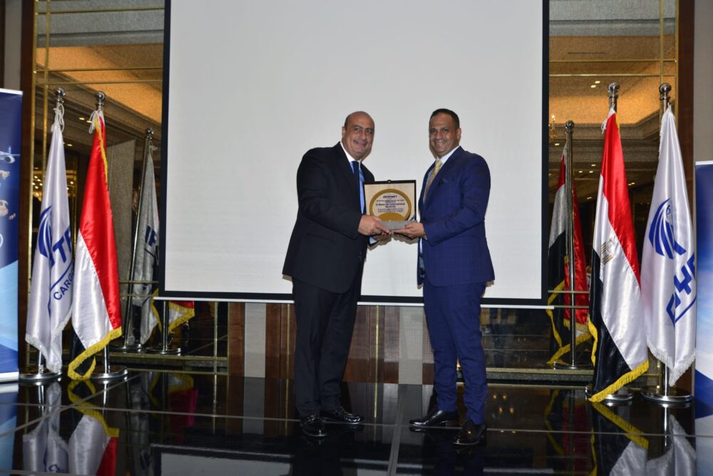 NIS Logistics honored among the top 5 cargo agents in Egypt by Egypt Air 